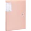 Ehuihuan Portalistino A4 31x23cm, Quaderno Porta Fogli Trasparenti, Cartella Progetti per Presentazioni, Raccoglitore Documenti con 60 Tasche per Ufficio, Casa, Scuola (Rosa)