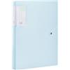 Ehuihuan Portalistino A4 31x23cm, Quaderno Porta Fogli Trasparenti, Cartella Progetti per Presentazioni, Raccoglitore Documenti con 60 Tasche per Ufficio, Casa, Scuola (Blu)