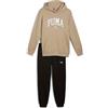 PUMA Tuta da Uomo con Cappuccio Squad Marrone Taglia M Codice 683817-67