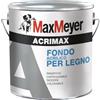 MAXMEYER Acrimax fondo acrilico per legno, Bianco, 2.5 L