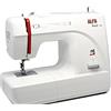 ALFA - MOD. Basic 720 - Macchina da Cucire, 9 Motivi di Cucitura, Motore da 70 W, Colore: Bianco