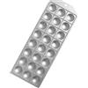 Fackelmann Stampo per ravioli rotondi Ø2,5 cm, 24 impronte, materiale alluminio con piedini di appoggio, lavare a mano, Linea Home Cooking Italian Pasta