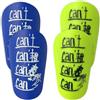 CENCERY Mini parastinchi, Parastinchi da calcio, Mini parastinchi Can't, Parastinchi da calcio per bambini piccoli, Parastinchi per adulti e bambini (Blu/Verde)