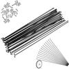 Motoforti Set 36 Raggi Bici 12G 210mm - Raggi E Nippli Acciaio Zincato