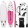 SUDOO Tavola gonfiabile per stand up paddle, 300 x 76 x 15 cm, ultra leggera inclusa, tavola da SUP, pagaia aggiuntiva, pompa, zaino, guinzaglio, 3 pinne, tappetino antiscivolo, kit di riparazione