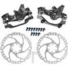 CYSKY MTB Freni a Disco Meccanici Freni Anteriori Posteriori Pinza 160 mm Kit Freno a rotore Set Freno a Disco Meccanico per Mountain Bike Bicicletta da Corsa