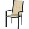 VERDELOOK Cuscino per schienale alto con bordatura volant, 118x48x5 cm, Ecrù