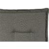 VERDELOOK Cuscino per schienale alto con bordatura volant, 118x48x5 cm, Grigio
