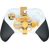 Generico Mini volante per Xbox Series Elite2 Game Controller Stampa 3D Gamepad ausiliario Sostituzione Racking Accessori di gioco (Argento metallizzato)