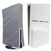SAMTN Cover per PS5 slim, custodia per console di gioco, protezioni della pelle per PS5 slim Disc&Digital Console (Grigio verticale)