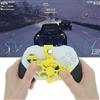 Generico Mini volante per Xbox Series Elite2 Game Controller Stampa 3D Gamepad ausiliario Sostituzione Racking Accessori di gioco (Giallo)