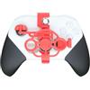 Generico Mini volante per Xbox Series Elite2 Game Controller Stampa 3D Gamepad ausiliario Sostituzione Racking Accessori di gioco (Rosso)