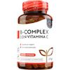 Nutravita Vitamina B Complex Alto Dosaggio con Vitamina C - 365 Compresse Vegan (1 Anno) Complesso Vitamina B - Vitamine Gruppo B con B1 B2 B3 B5 B6 B12, Biotina e Acido Folico - Riduce Stanchezza - Nutravita