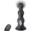 SXOVO Vibratore anale Butt Plug gonfiabile 10 modalità di vibrazione con telecomando Palle anali in silicone Masturbazione stimolazione della prostata Giocattolo sessuale per uomini donne coppie