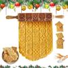 SSyang Mattarello di Natale,Mattarello Decorativo per Biscotti,Natale Goffratura Mattarello con Motivo Natalizio Mattarello in Legno Incisione Natale Mattarello 3D Rolling Pin per DIY Biscotti,Impasto