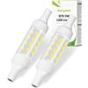 Karyoosi R7S LED 78mm 5W 550LM Equivalente a Lampada Alogena R7S J78 60W, Bianco Freddo 6000K Lampadine, Non Dimmerabile, AC 220V - 240V, 360 Gradi, 2 Pezzi