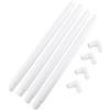 Akozon Cornici da ricamo regolabili in plastica, per punto croce, trapuntatura, ricamo a Q per punto croce, strumento fai da te (20,3 x 20,3 cm), clip in plastica per ricamo (43,1 x 43,1 cm)