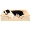JOYELF Letto ortopedico per cani di taglia grande, divano letto in schiuma, letto impermeabile per animali domestici con rivestimento rimovibile e lavabile e fondo antiscivolo - Kaki