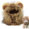 Generic Parrucca da criniera di leone per gatto, divertente cuffia per cosplay per animali domestici, trasforma il tuo gatto in una forte parrucca da criniera di leone morbida per costumi per animali