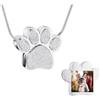 VCCWYQK Collare a forma di urna per cenere, per animali domestici, donne, uomini, gioielli per cremazione di cenere, per urna e cenere, regalo commemorativo (foto Z-Personalizzazione)
