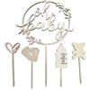leersao Topper Torta Il Mio Battesimo Legno Addobbi Battesimo Decorazione Bomboniere Baby Shower
