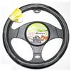 Generico Coprivolante Universale per Panda 1986-2003, Diametro 35-37 cm, Materiale Similpelle TPE, Colore Nero