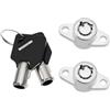 The Lord of the Tools Kit di Chiusura per Valigie da 2pz, Borsa da Sella con 2 Chiavi, Set di Chiusure per Borsa da Sella Compatibile con Modelli Harley-Davidson Touring FLH/T 2014-