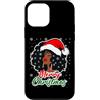 Melanin Christmas Shopp Custodia per iPhone 12 mini Merry Christmas Black Girl Magic Melanin Snow Fun