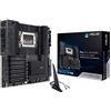 ASUS Pro WS WRX80E-SAGE SE WIFI AMD Threadripper Pro EATX scheda madre (PCIe 4.0, ASMB9-iKVM, 2x10GB LAN, 7xPCIe 4.0 X16, 3xM.2, 2xU.2, 11 porte USB 3.2 Gen 2, 8 canali DDR4 ECC)