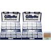 Gillette 200 Lamette Gillette Platinum e 20 Cerini Emostatici