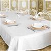 BGEUROPE Tovaglia - Antimacchia - Bianco - Ref. Lyon - 150cm x 300cm