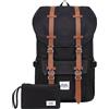 KAUKKO Viaggio Zaino per Computer Portatile da 15 Zaino Scuola Unisex Borsa, 20 Litri
