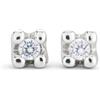 Uno de 50 Orecchini placcati argento Sterling con zirconia bianca