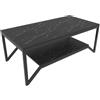 Hanah Home Flora-Black, Nero, melammina, Taglia Unica