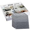 Generic Carta Da Parati 3d, Pannelli Decorativi Per Pareti, 10 Pezzi 70x77cm, Carta Da Parati Adesiva Muro, Pannelli Adesivi Per Pareti, Pannello Decorativo Parete, Rivestimento Parete (Grigio, Mattoni)
