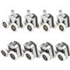 Ruspela Ruote per Porta Doccia, Ruspela Rulli per Porte Doccia 23 mm doppia porta doccia rulli guide ruote pulegge 8 pz doccia porta diametro superiore inferiore bagno parti di ricambio