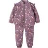 NAME IT NMFMOON Quilt Set AOP 1FO Tuta da Sci, Grape Shake, 98 Bambina