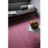 floor factory tappeto moderno di Lana Loft Rose rosa 140x200cm 100% pura lana vergine in colori luminosi e moderni