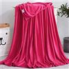 Duories Morbida coperta da soggiorno, in flanella, super morbida, calda, in pile, per divano, letto o soggiorno, per TV, colore: rosa, 70 x 100 cm