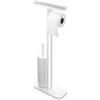 Brabantia, Scopino e Porta Scopino per WC Mindset, Spazzola con Setole, Manico In Acciaio Protettivo, Resistente alla Corrosione, Accessorio per il Bagno, Grigio Infinito, 42 X 11 X 9.6 Cm