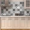 Ambiance Sticker Rivestimenti Autoadesivi per Cucina e Bagno Nuances de Gris Lindos - 9 Piastrelle Adesive 10 x 10 cm
