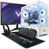 Vibox V-178 PC Gamer Completo - 24 Monitor - AMD Ryzen 5 4500 4,1 GHz - RTX 4060 Ti 8 GB - 16 GB RAM - 1 TB SSD - Windows 11 - WiFi
