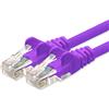 1aTTack.de 1aTTack - Cavo Patch di rete CAT5e UTP con 2 spinotti RJ45 viola 30m 30 Metri