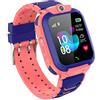 PTHTECHUS GPS Smartwatch Orologio Bambino - GPS Tracker Smartwatch Bambini Regalo per Ragazzi Ragazze, Kids Smartwatch con SOS Chiamata Voice Chat Camera Alarm Clock Localizzatore GPS Pedometro