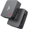 NiPoGi AM16 Mini PC ΑΜD Ryzen 7 5700U (batte 5560U/5675U, 8C/16T, Max. 4,3GHz), Mini Computer 16GB Dual Channels+512GB M.2 NVME SSD, WiFi6/BT5.2/Triple Display Desktop PC 4K@60Hz/HDMI+Typ-C