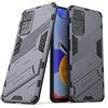 Dedux Custodia per Xiaomi Redmi Note 12 PRO 4G, Cover Protettiva Armatura Militare Hard PC Silicone TPU con Supporto Pieghevole. Grigio