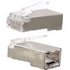 Greluma 25 Pezzi CAT6 connettori RJ45 schermati in Metallo Spina modulare - CAT6A FTP 8P8C Cavo di Rete Connettore Ethernet a crimpare (Foro per Cavo 1.2mm/0.047)