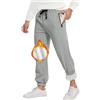 CheChury Pantaloni Uomo Invernali Pantaloni Jogging Caldi Cotone Pantaloni Sportivi Joggers Elastico Pantaloni da Tuta Caldo Uomo Pantaloni Termici Vita Alta Pantaloni Fitness Lunghi Pantaloni in Pile