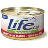 Life Cat Natural Tonno con Manzo, lattina 85g
