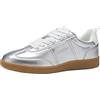 KangaROOS K-SN Bug Sneaker da Donna, Colore: Argento/Bianco, 41 EU, Silver White, 41 EU